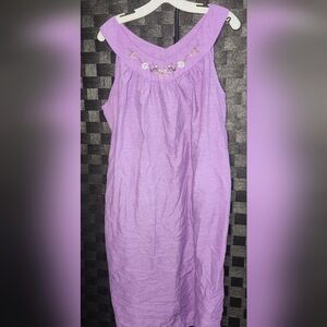 Purple Sleeveless Dress